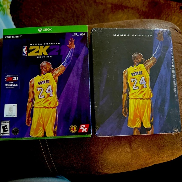 NBA 2K21 Mamba Forever Kobe SteelBook Cover case With game for Xbox Series X - Picture 1 of 5